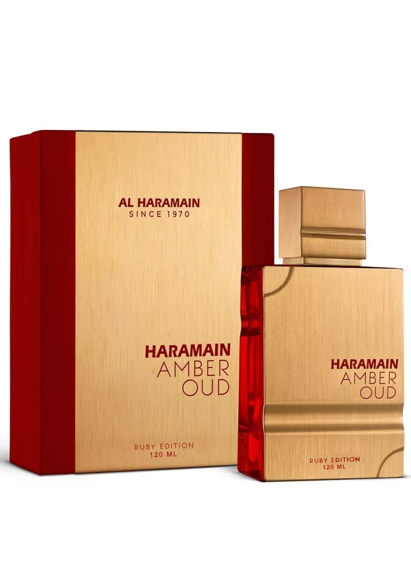 الحرمين عطر أمبر عود روبي إيديشن 120 مل ماء عطر - Image 1